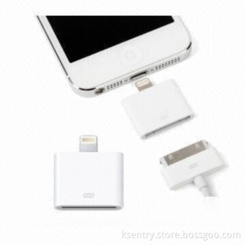 Lightning Connector to 30-pin Adapter for iPhone 5, iPad Mini, i-Touch 5 and iPod Nano 7